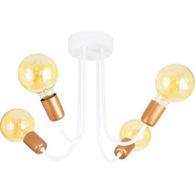 Resim Özel Tasarım Kıvrımlı Model Modern Avize U 