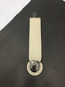 Resim Deri Kilit Kapak / Çanta Kilit Krem Krem 