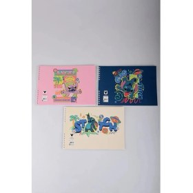 Resim Keskin Lilo & Stitch Spiralli Resim Defteri 17x25 cm 15 Yaprak 300115-14 