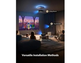 Resim Taotronıcs 700ANSILÜMEN 1920X1080 Kablosuz Taşınabilir Smart LED Projeksiyon 