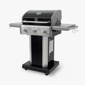 Resim Kenmore Gazlı Barbekü 3 Ocaklı Siyah - Metal Siyah Çelik 