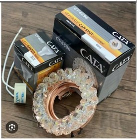 Resim Papatya Cam Spot Ct-6596 Takım Halinde Beyaz Işık - Bakır Renk Yok Beyaz Işık Gu10 5 Watt F A'da Diğer 