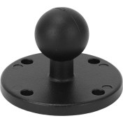 Resim Vkemall Alüminyum Amps Delikli Montaj Tabanı, 1 İnç Lastik Toplu, Ram Standı İle Uyumlu, Araç Ve Deniz Araçları İçin Dayanıklı Cihaz Tutucu 