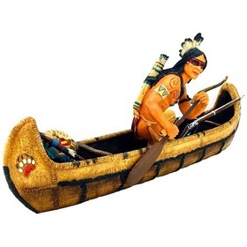 Resim Kızılderili Biblo Serisi / Kano 