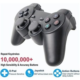 Resim Createtech 2 Pcs-2.4g Kablosuz Gamepad Denetleyicisi, Pc/ps3/tv/kutu/android Telefon Joystick Süper Konsol X Pro Video Oyunu Konsolu 