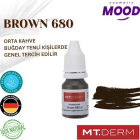 Resim MT Kalıcı Makyaj Boyası/brown 680 