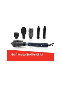 Resim Arzum Revolution Bldc Ionic Hava Üflemeli Saç Şekillendirici 6 Farklı Başlıklı - Ar5166 Siyah 