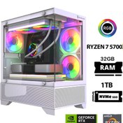 Resim GAMELİNE Pro x18 Ryzen 7 5700X 32GB RAM 1TB M.2 Nvme SSD RTX5060 Oyuncu Masaüstü Bilgisayar 