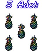 Resim 5 Adet Ananas Şeklinde İpli Oto Kokusu 