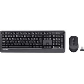 Resim A4 TECH A4 TECH FG1010 (F) 2.4Ghz GRİ FN-MM Klavye +Optik Mouse 2000DPI FG1010-F-GREY 