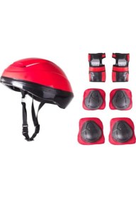 Resim Top Rock Store Kask Dizlik Dirseklik Koruyucu Set 