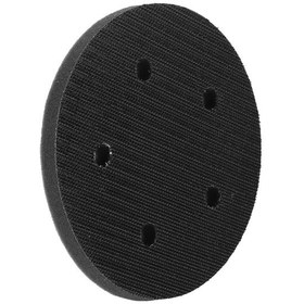 Resim Folinda Pnömatik Elektrikli Süpürge Tipi Cila Makinesi İçin 5 İnç 5 Delikli Büyüleyici Yapistıklı Sponge Tampon Paspas - Yumuşak Amortisör Ve Gürültü Azaltıcı 