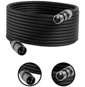 Resim Midex MXL-15M-BK Kaliteli XLR TO XLR 15 MT Mikrofon Kablosu 