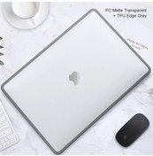 Resim Macbook Uyumlu Pro 16 İçin Laptop Kılıfı M1 A2485 2021 Macbook Uyumlu Pro 14 A2442 Funda Pro Transparent-gray Model A2289 A2251 Arka Kapak 