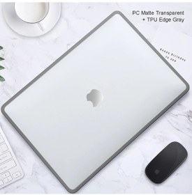 Resim Macbook Uyumlu Pro 16 İçin Laptop Kılıfı M1 A2485 2021 Macbook Uyumlu Pro 14 A2442 Funda Pro Transparent-gray Model A2289 A2251 Arka Kapak 