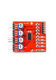 Resim Robizstore-4 Kanal Kızılötesi Ir Çizgi İzleme Takip Sensör Modülü Engel Algı 