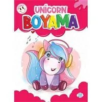 Resim Sevimli Unicorn Boyama 