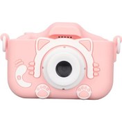 Resim Youtek Çocuklar İçin 1080p Kedi Desenli Dijital Fotoğraf Makinesi - 2000mp, 2.0" Ips Ekran, Video Çekim, Oyun Ve Müzik Özellikli 