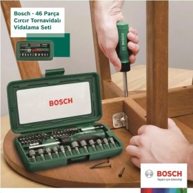Resim Bosch Vidalama ve Lokma Ucu Seti 46'lı – Çok Amaçlı ve Dayanıklı Takım 