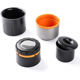 Resim Tantitoni 024-01-ÇİFT KATMANLI KAHVE DEMLEME APARATLI PASLANMAZ ÇELİK TERMOS 650ML 