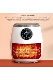 Resim RossClean Cook Active 5,5l Dijital Airfryer Fritöz 