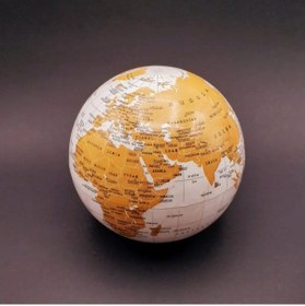Resim Bykurt Işıklı Dönen Dünya Küresi Kahverengi - Masa Lambası Kahverengi 