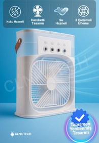 Resim Kitchen Time Ultrasonik Hava Vantilatörü Nemlendirici Fan Buhar Makinesi Rgb 