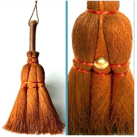 Resim Omeniv Doğal Lif Toz Fırçası Mini Süpürge 