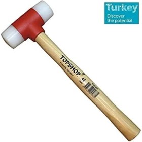 Resim Topshop 09465 Ağaç Saplı Plastik Tokmak 50 mm 