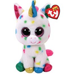 Resim Ty Beanie Boos Tek Boynuzlu At Harmonie Peluş 15 Cm 