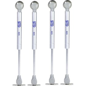 Resim TeknoKapsül 4 Adet Std Dolap Amortisörü Gazlı Piston Kapak Hidroliği 27 cm 80N 