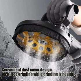 Resim Quirky Quar Açı Öğütme Için Toz Kapağı Toz Kapağı Örtü Çok Amaçlı Tozsuz Toz Örtü Ergonomik Sap (Yurt Dışından) 