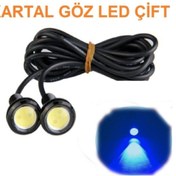 Resim EROĞLU Ayna Altı Ice Blue Led Kartal Gözü Gündüz Farı Eagle Led Civatalı 