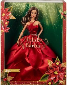 Resim Barbie 2022 Mutlu Yıllar Bebeği, Kumral hby05 