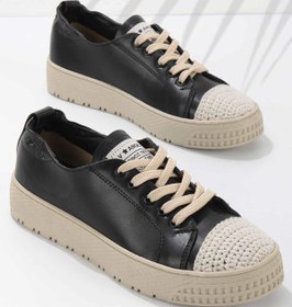 Resim Bambi Siyah Kadın Sneaker K01129012009 