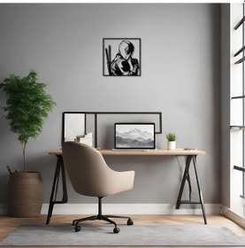 Resim Lazer Kesim Metal Duvar Dekoru Deadpool Metal Duvar Tablosu Pop Art 