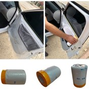 Resim caraks Araç Cam Filmi Montaj Poşeti Kapı Koruma Örtüsü Naylon 55 Cm X 30 metre Cam Filmi Çekme Poşeti 