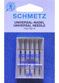 Resim Schmetz HAX1 SES 8/60 Ev Tipi Aile Dikiş Makinesi İğnesi - 5 Adet 