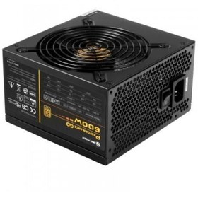 Resim Genel Markalar High Power HP1-J600GD-F12S Performance GD 600W 80+ Gold 50A Single Rail Aktif PFC Siyah Power Supply 
