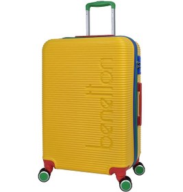Resim United Colors Of Benetton Lüx Abs Orta Boy Valiz Sarı Bnt500 Sarı 
