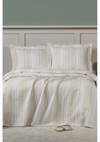 Resim Elart Harmony Yatak Örtüsü Takımı Çift Kişilik 240x250 Cm Tarçın Tarçın 