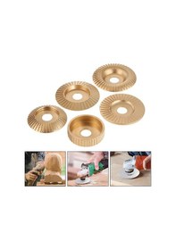 Resim 6230 Ahşap İşleme Törpü Disk Seti 5 Parça Avuç Taşlama İçin 