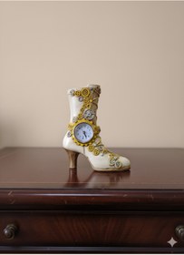 Resim sfs elektrik saat çizme şeklinde saat kalemlik obje biblo 