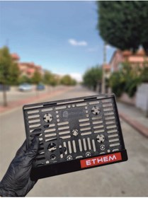 Resim Kişiye Özel İsimli Pleksi Motor Plakalık 