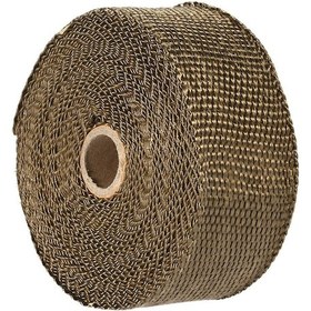 Resim Padalink Titan Fibre Motor/gömlek Egzos Isı Yalıtım Kumaşı 15m X 5cm X 1.5mm + 10 Adet 30cm Metal Klem: Motor Bakımı İçin Isı Azaltıcı Ve Dayanıklı 