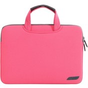 Resim Taşınabilir Dizüstü Bilgisayar El Çantası 15.6inch Rose Pembe 
