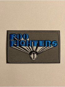 Resim StüdyoÜmitTişört Foo Fıghters Patch-peç,arma Ve Kot Yaması (7,5x4,5cm) 