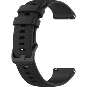 Resim Zshskj Samsung Galaxy Dişli Spor Için 20MM Damalı Silikon Askısı (Yurt Dışından) 