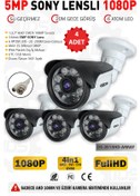 Resim DS-2015HD-ARRAY-4 IDS - 5MP SONY LENSLİ 1080P FULLHD AHD GÜVENLİK KAMERASI - 4 ADET 