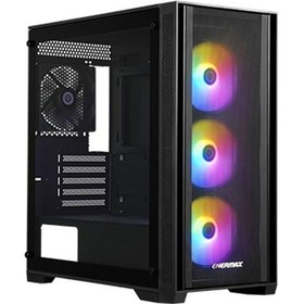 Resim Enermax Starryfort Sf21 600w 80+ Temperlı Cam Siyah Usb3.0 Gamıng Atx Kasa 